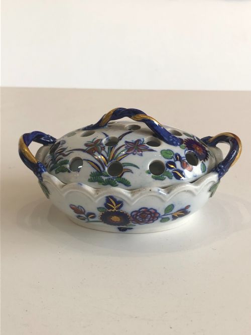 EARLY SPODE VIOLET HOLDER 1820 - ADDITIONAL PHOTO 5