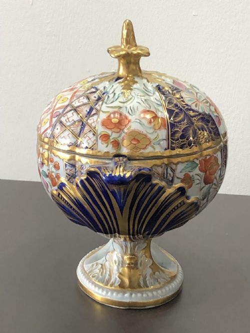 RARE MASONS MELON SHAPED DESSERT TUREEN 18131820 - ADDITIONAL PHOTO 3