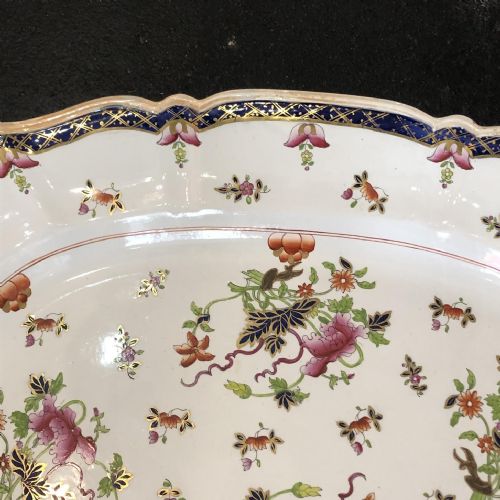 MASONS IRONSTONE PLATTER 1840 - ADDITIONAL PHOTO 1
