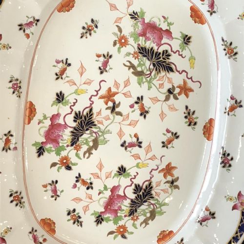 MASONS IRONSTONE PLATTER 1840 - ADDITIONAL PHOTO 2