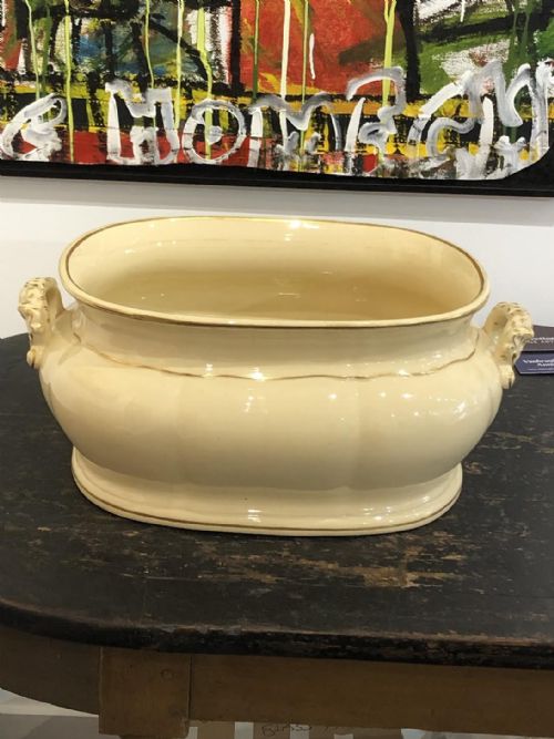 MINTON DRABWARE FOOT BATH CIRCA 1840 - ADDITIONAL PHOTO 3