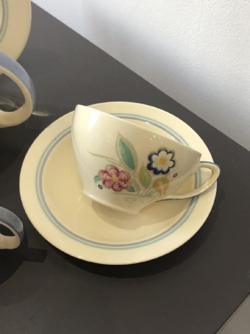 A SUSIE COOPER TEA FOR TWO IN NOSE GAY PATTERN 1920'S - ADDITIONAL PHOTO 4