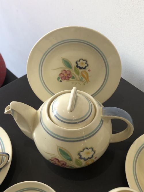 A SUSIE COOPER TEA FOR TWO IN NOSE GAY PATTERN 1920'S - ADDITIONAL PHOTO 6