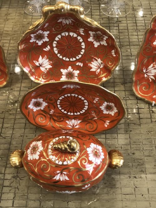 COALPORT PORCELAIN PART DESSERT SERVICE 1810 - ADDITIONAL PHOTO 1