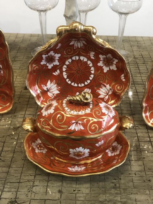 COALPORT PORCELAIN PART DESSERT SERVICE 1810 - ADDITIONAL PHOTO 2
