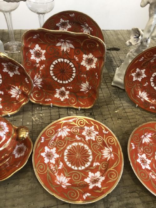 COALPORT PORCELAIN PART DESSERT SERVICE 1810 - ADDITIONAL PHOTO 7