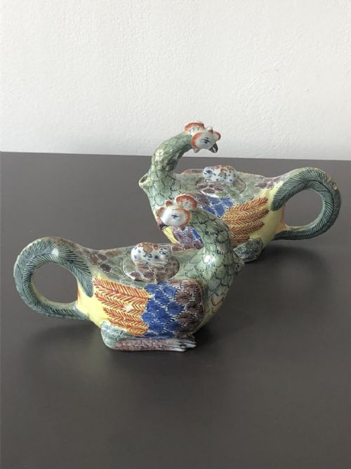 PR OF FAIENCE TEAPOTS EARLY 19TH CENTURY - ADDITIONAL PHOTO 1