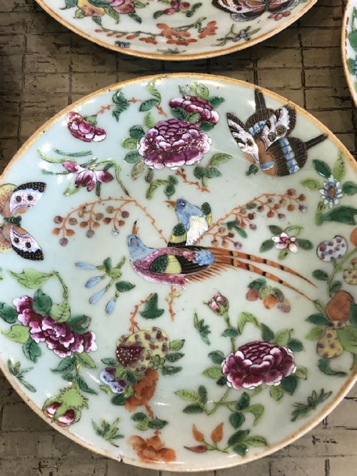 SET OF 10 CELADON ENAMELLED PLATES CIRCA 186070 - ADDITIONAL PHOTO 8