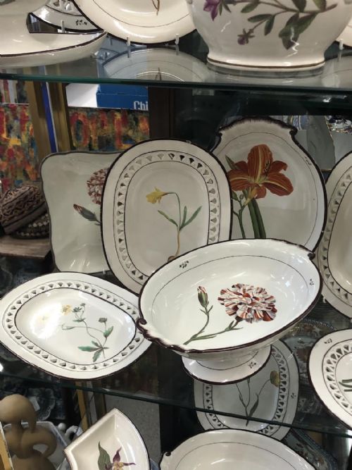 BOTANICAL DAVENPORT CREAMWARE DESSERTWARE 18051815 - ADDITIONAL PHOTO 1