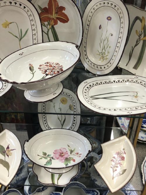 BOTANICAL DAVENPORT CREAMWARE DESSERTWARE 18051815 - ADDITIONAL PHOTO 4