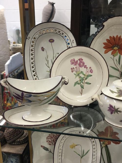 BOTANICAL DAVENPORT CREAMWARE DESSERTWARE 18051815 - ADDITIONAL PHOTO 5