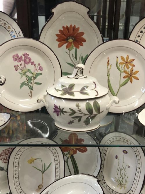 BOTANICAL DAVENPORT CREAMWARE DESSERTWARE 18051815 - ADDITIONAL PHOTO 6
