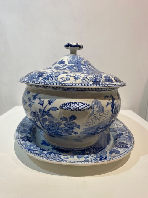 WEDGWOOD BAMBOO PATTERN SOUP TUREEN 1815 - ADDITIONAL PHOTO 2