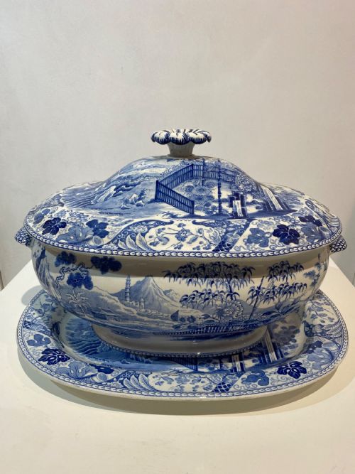 WEDGWOOD BAMBOO PATTERN SOUP TUREEN 1815 - ADDITIONAL PHOTO 5