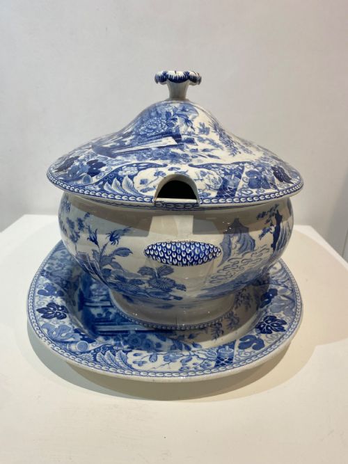 WEDGWOOD BAMBOO PATTERN SOUP TUREEN 1815 - ADDITIONAL PHOTO 6