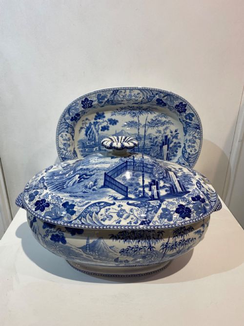 WEDGWOOD BAMBOO PATTERN SOUP TUREEN 1815 - ADDITIONAL PHOTO 8