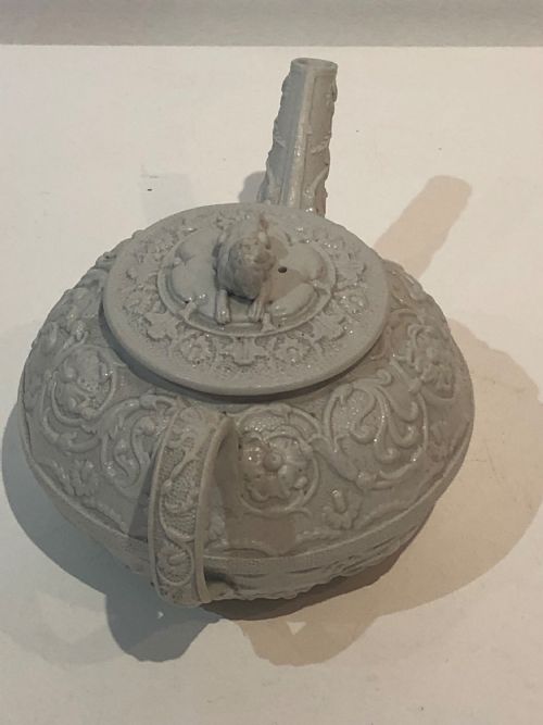 SMALL SALT GLAZED WEDGWOOD TEAPOT CIRCA 18101815 - ADDITIONAL PHOTO 5