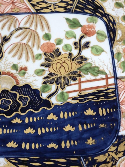 AN UNUSUAL MONEY TREE PATTERN IMARI TRAY CIRCA 1805 - ADDITIONAL PHOTO 5
