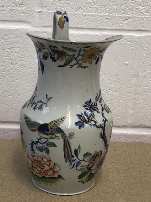 A RARE FLYING BIRD PATTERN DAVENPORT WATER JUG 18151820 - ADDITIONAL PHOTO 5