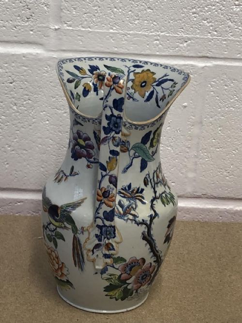 A RARE FLYING BIRD PATTERN DAVENPORT WATER JUG 18151820 - ADDITIONAL PHOTO 6