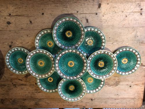 WEDGWOOD MAJOLICA DESSERT SERVICE 186070 - ADDITIONAL PHOTO 6