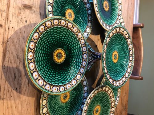 WEDGWOOD MAJOLICA DESSERT SERVICE 186070 - ADDITIONAL PHOTO 7