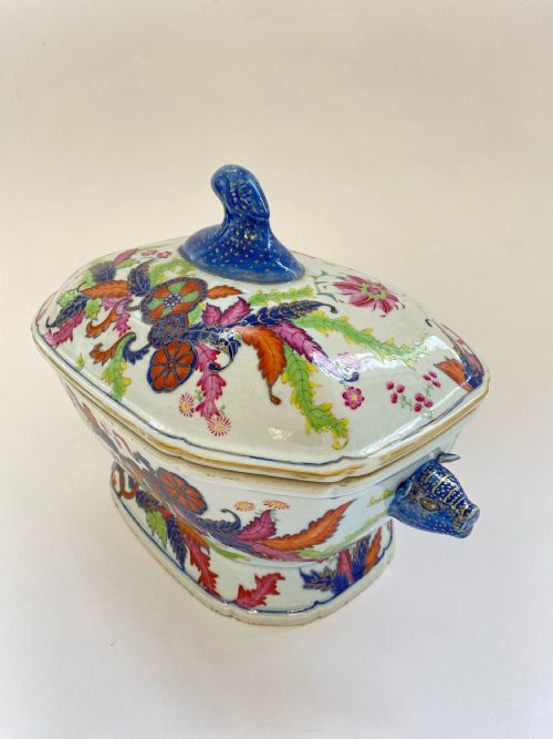 CHINESE TOBACCO LEAF PATTERN SOUP TUREEN 174060 - ADDITIONAL PHOTO 9