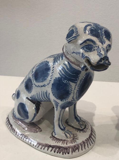 A PAIR DUTCH DELFT DOGS CIRCA 1760 - ADDITIONAL PHOTO 10