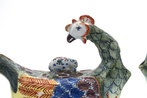 PR OF FAIENCE TEAPOTS EARLY 19TH CENTURY - ADDITIONAL PHOTO 2