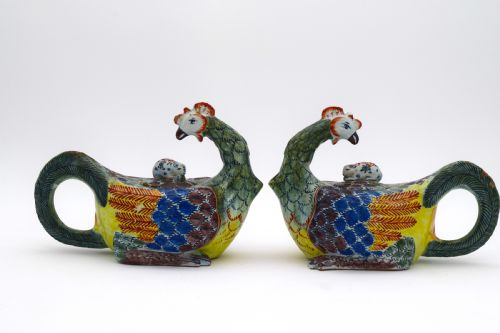 PR OF FAIENCE TEAPOTS EARLY 19TH CENTURY - ADDITIONAL PHOTO 5