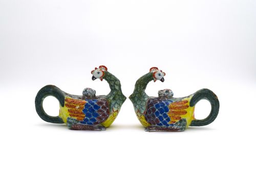 PR OF FAIENCE TEAPOTS EARLY 19TH CENTURY - ADDITIONAL PHOTO 6