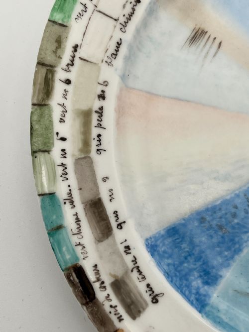 A RARE DERBY SAMPLE PLATE 185070 - ADDITIONAL PHOTO 3