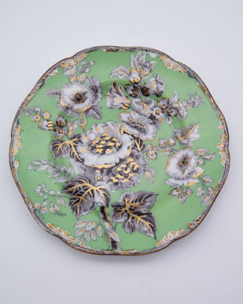 A RARE WEDGWOOD HOLLYHOCK PATTERN DESSERT SERVICE CIRCA 1845 - ADDITIONAL PHOTO 6