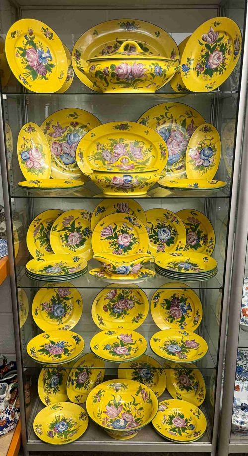 191020 FRENCH LUNVILLE FAIENCE DINNER SERVICE - ADDITIONAL PHOTO 1