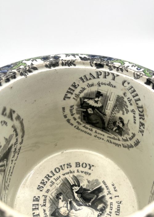 A RICHLY DECORATED BRISTOL POTTERY 184550 TOBACCO JAR - ADDITIONAL PHOTO 4