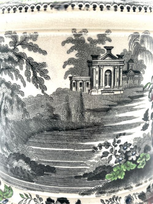 A RICHLY DECORATED BRISTOL POTTERY 184550 TOBACCO JAR - ADDITIONAL PHOTO 10