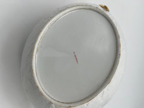 A RARE RED MARK WEDGWOOD TEA POT ON STAND 18151820 - ADDITIONAL PHOTO 5