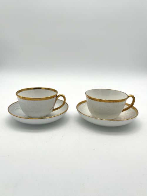a rare red mark wedgwood pr of coffee cup and saucer 18151820 - CATEGORY: ANTIQUE CUPS - DATED 19TH CENTURY
