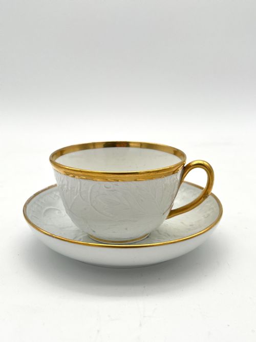 A RARE RED MARK WEDGWOOD PR OF COFFEE CUP AND SAUCER 18151820 - ADDITIONAL PHOTO 1
