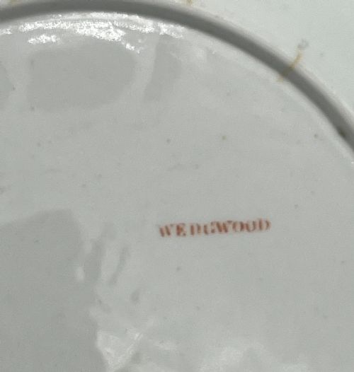 A RARE RED MARK WEDGWOOD PR OF COFFEE CUP AND SAUCER 18151820 - ADDITIONAL PHOTO 3