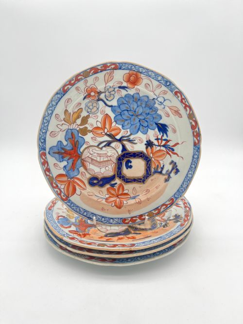 MASONS IRONSTONE DINNER SERVICE IN JAPAN FENCE PATTERN 1820 - ADDITIONAL PHOTO 8