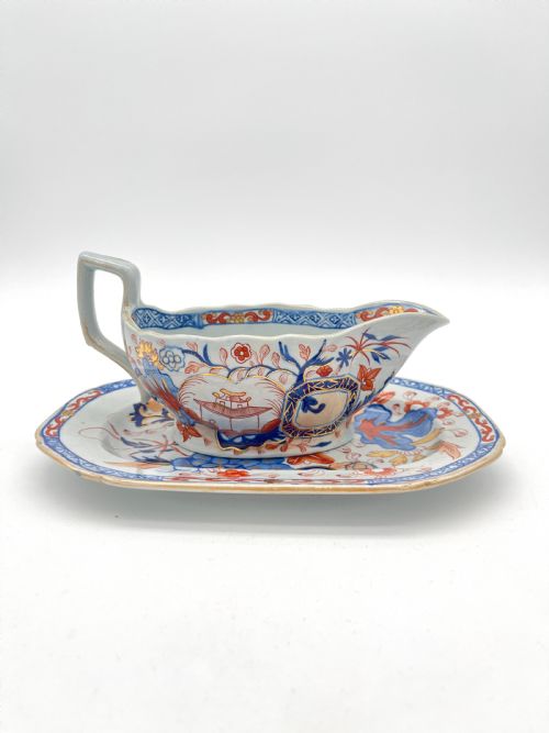 MASONS IRONSTONE DINNER SERVICE IN JAPAN FENCE PATTERN 1820 - ADDITIONAL PHOTO 22