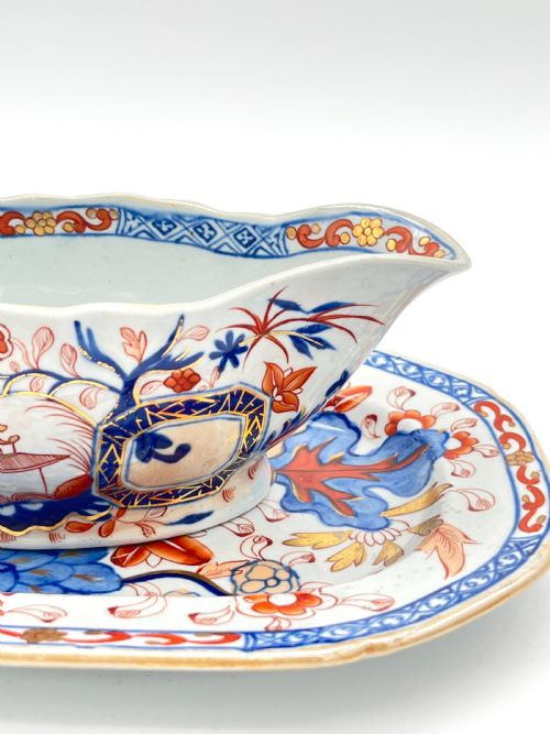 MASONS IRONSTONE DINNER SERVICE IN JAPAN FENCE PATTERN 1820 - ADDITIONAL PHOTO 24