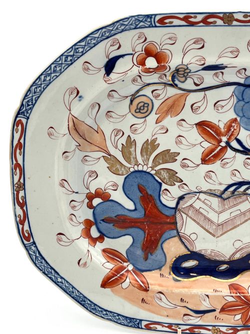 MASONS IRONSTONE DINNER SERVICE IN JAPAN FENCE PATTERN 1820 - ADDITIONAL PHOTO 27