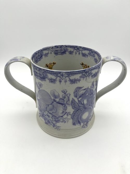 RARE LARGE MULBERRY LOVING MUG FULL OF FROGS AND NEWTS 1845 - ADDITIONAL PHOTO 5