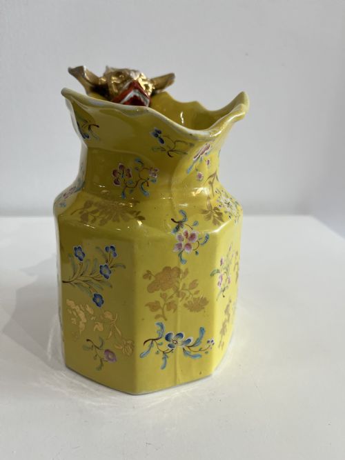 MASON'S IRONSTONE FENTON JUG SHAPED WITH DRAGON HANDLE 18131820 - ADDITIONAL PHOTO 1