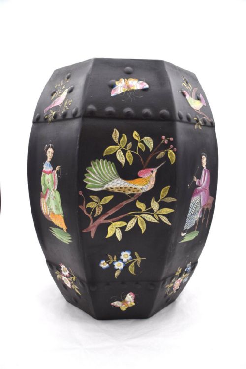 A FABULOUS STAFFORDSHIRE GARDEN SEAT CIRCA 182035 - ADDITIONAL PHOTO 1