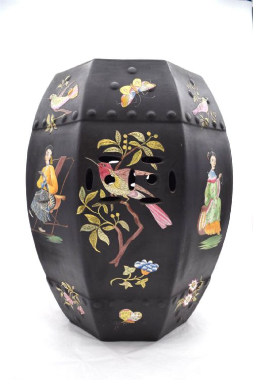 A FABULOUS STAFFORDSHIRE GARDEN SEAT CIRCA 182035 - ADDITIONAL PHOTO 2