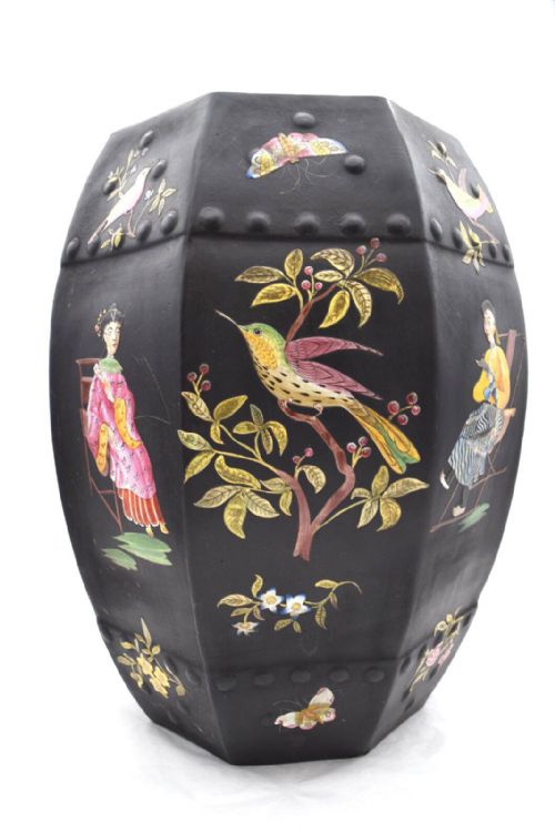 A FABULOUS STAFFORDSHIRE GARDEN SEAT CIRCA 182035 - ADDITIONAL PHOTO 3