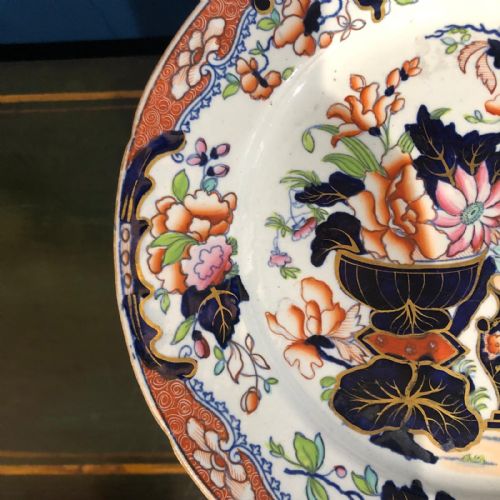 A SET OF SEVENTEEN BEAUTIFUL TONQUIN CHINA DESSERT PLATES FROM 1845 - ADDITIONAL PHOTO 3